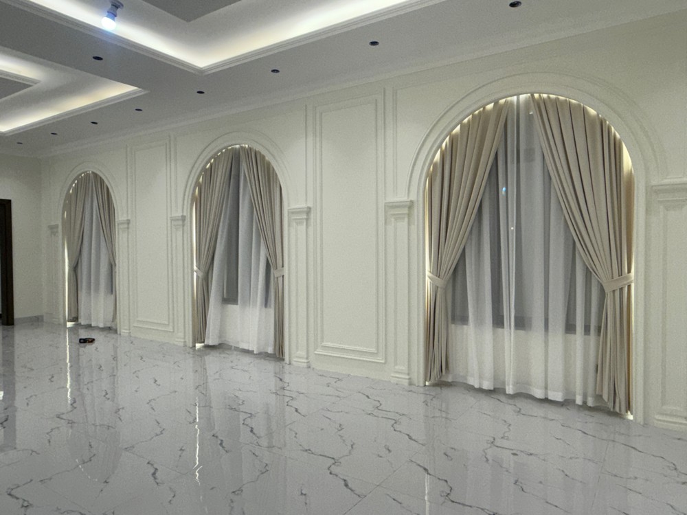 curtains carpet and sofa  - 2