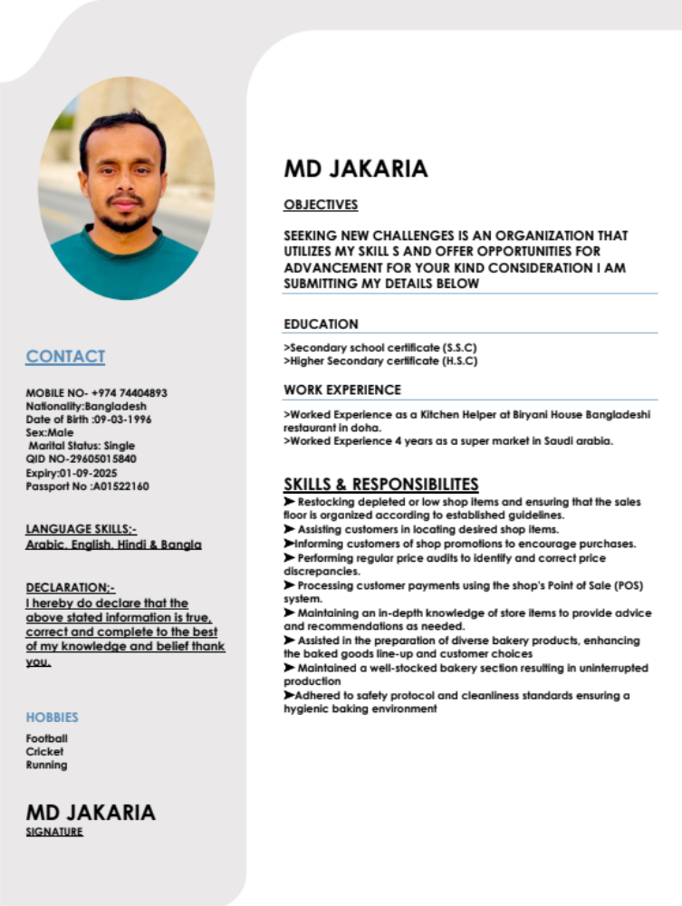 Md jakaria - 2
