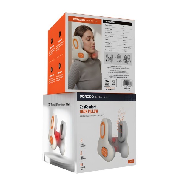 Neck Massage Pillow with Speakers - 4