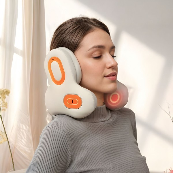 Neck Massage Pillow with Speakers - 3