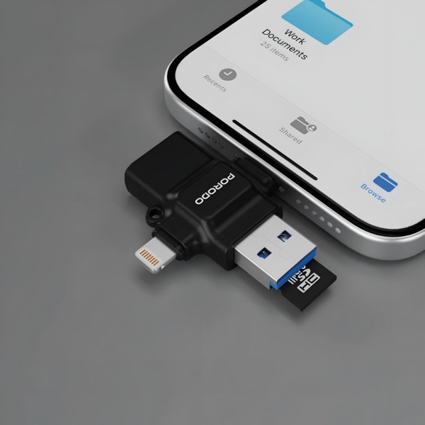 4-in-1 Adapter with TF Card Reade - 2