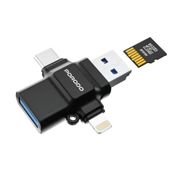 4-in-1 Adapter with TF Card Reade - 3