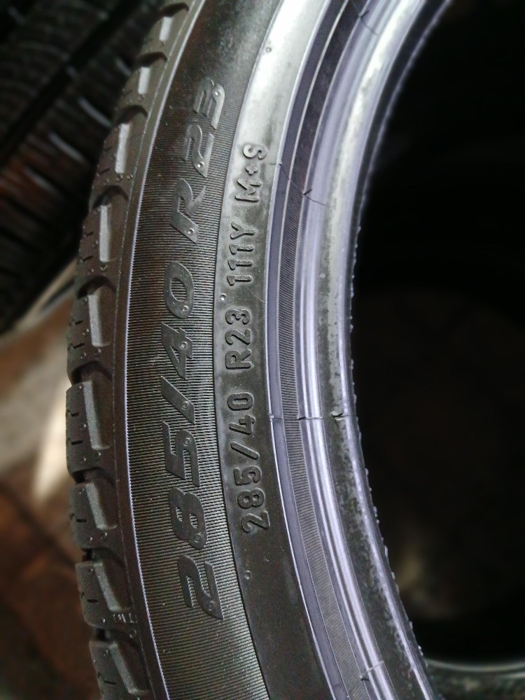 285/40/R23.Pirelli Brand. - 2