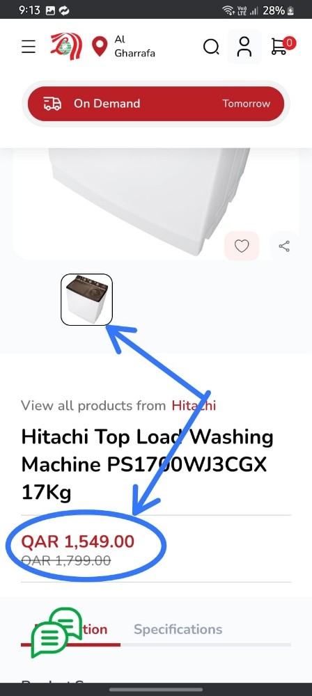 Hitachi washing mechime - 8