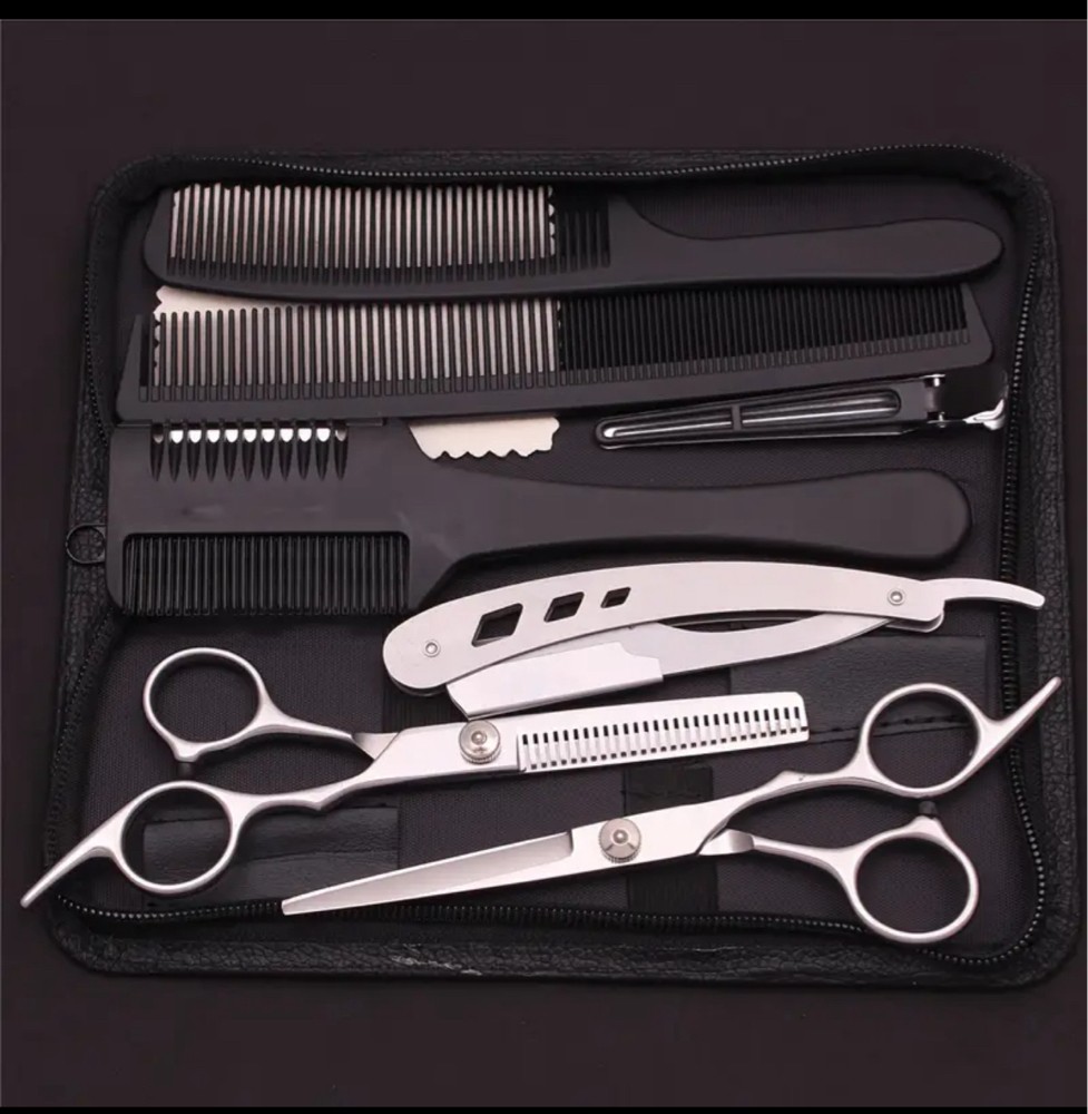 barbers kit complete leather bag - 1