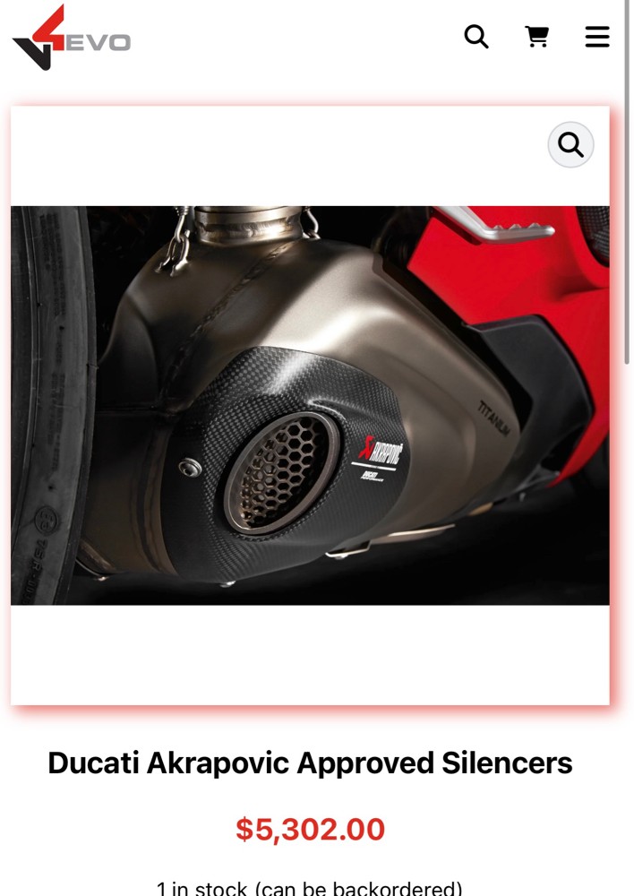 Ducati streetfighter exhust - 2