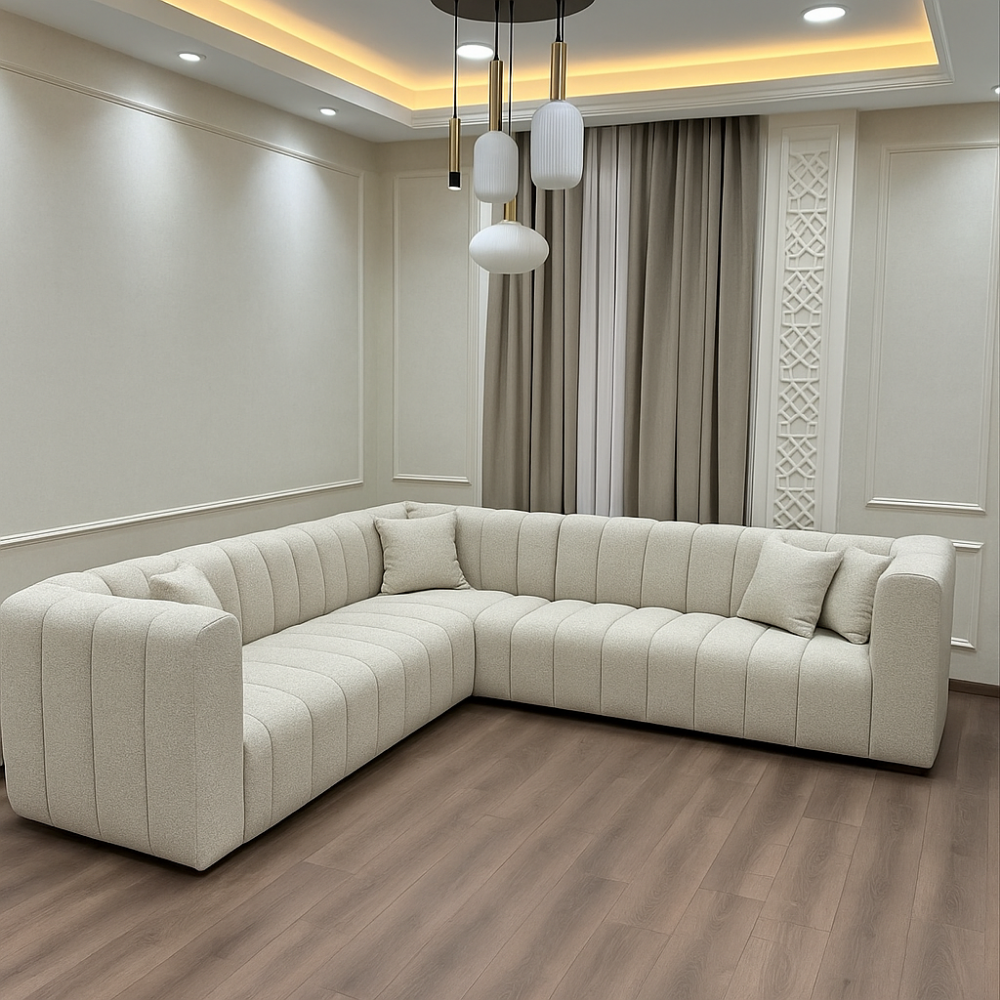 making new sofa & curtains - 1