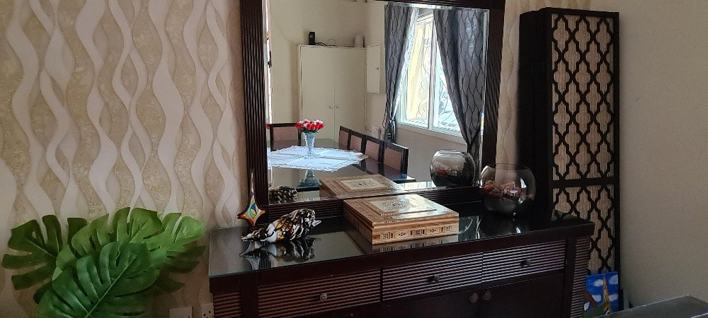 dinning table with cabinet stand - 5