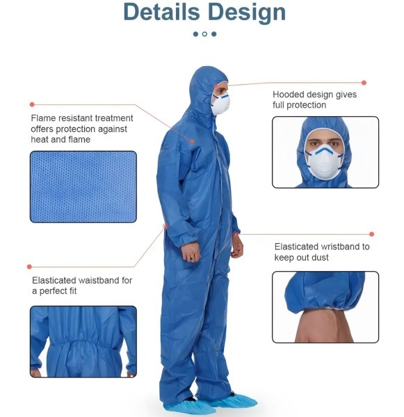 Disposable Protective Coveralls - 4