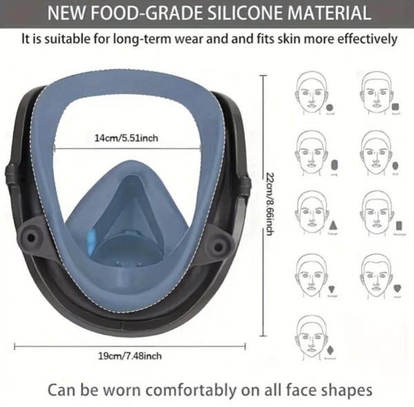 Full-Face Protective Mask - 3