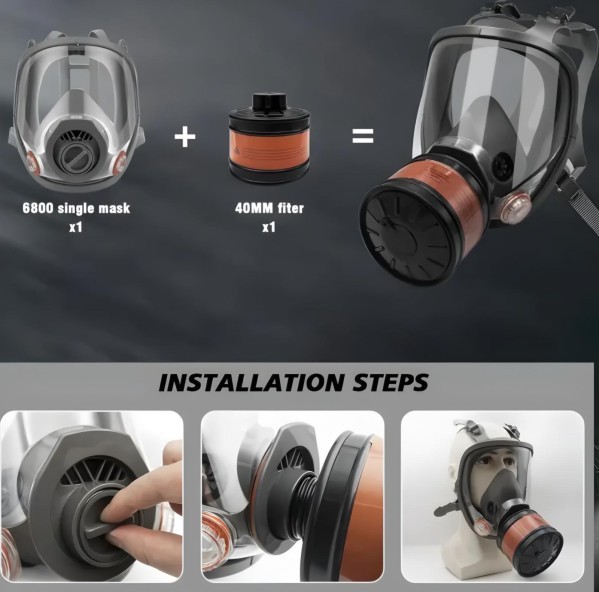 Full-Face Protective Mask - 5