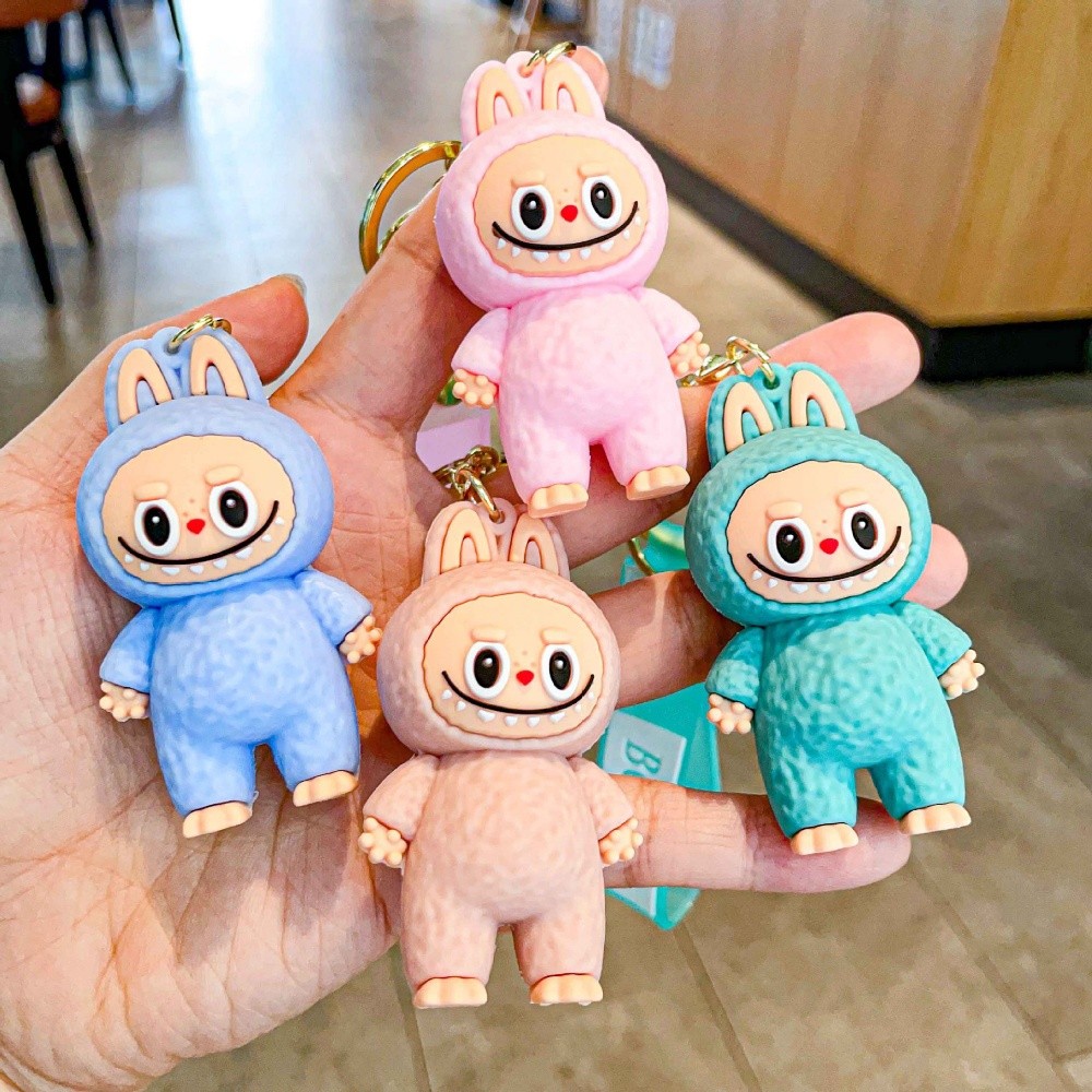 Plush pendant keychain labubu toy - 10