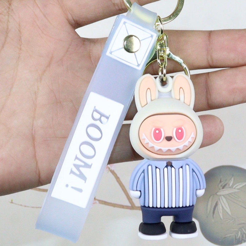 Plush pendant keychain labubu toy - 8