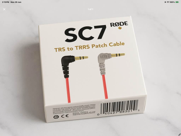 Rode SC7 - 1