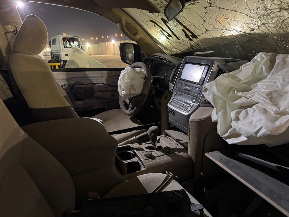 Toyota Land Cruiser accident 2017 - 2