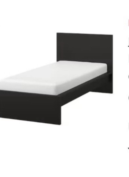Double bed and single, black - 1