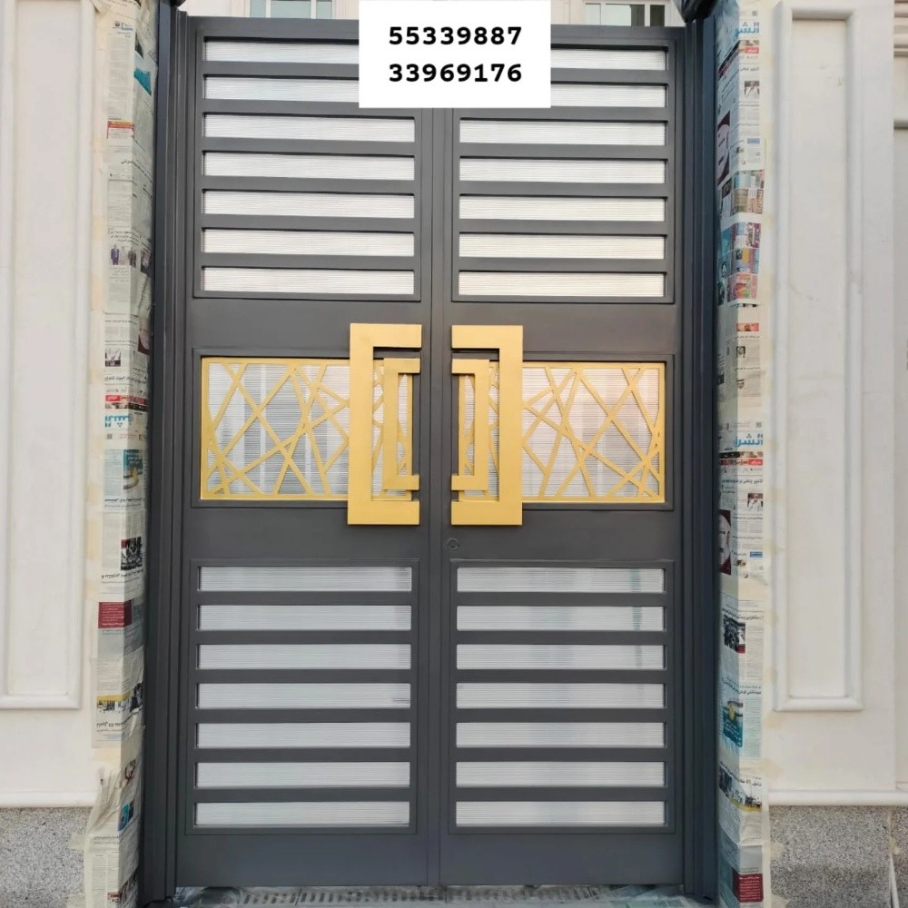 all steel handrails door pergola - 19