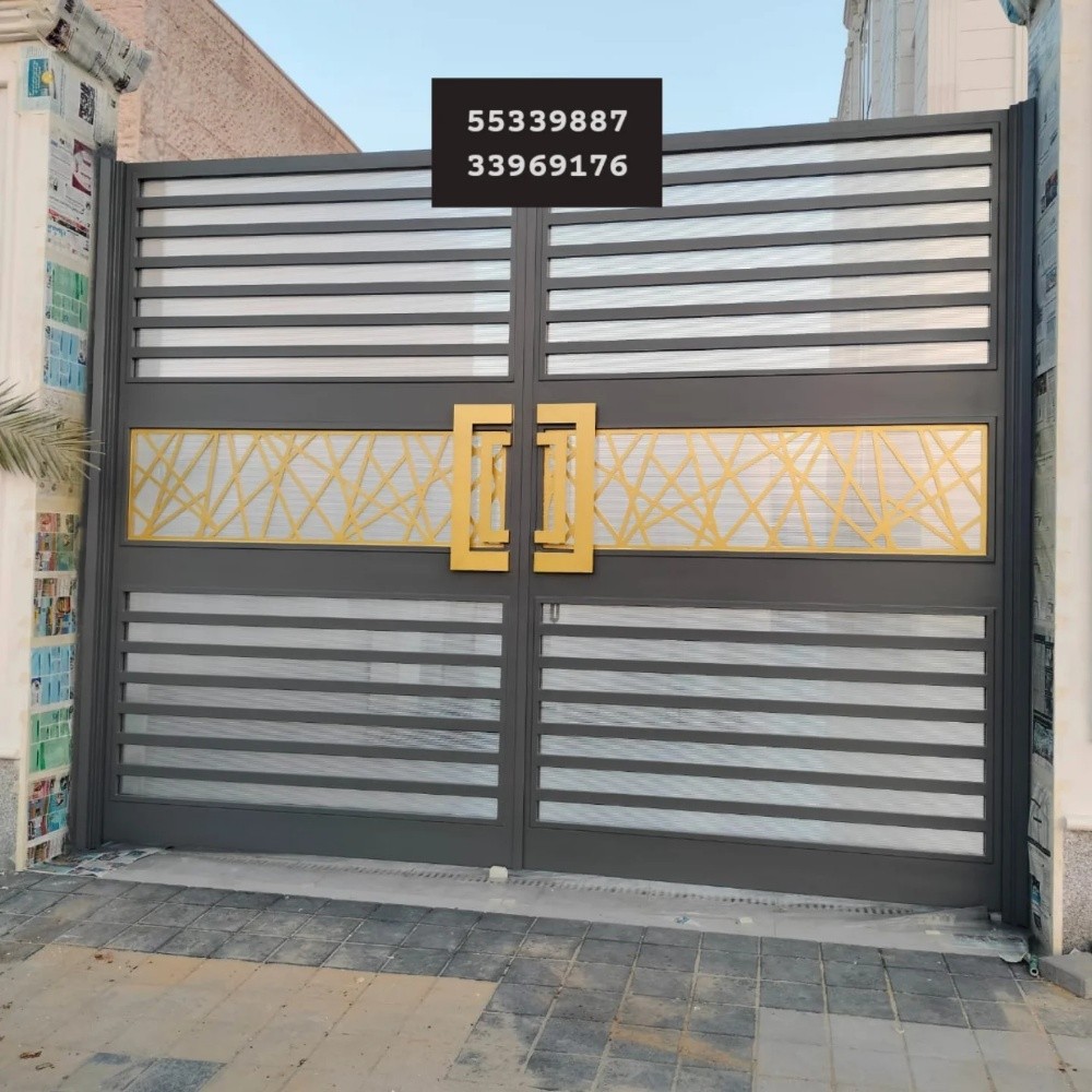 all steel handrails door pergola - 2