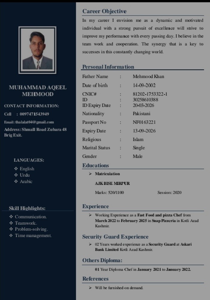 Muhammad Aqeel Mehmood - 2