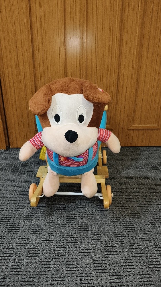 a plush rocking animal for toddle - 2