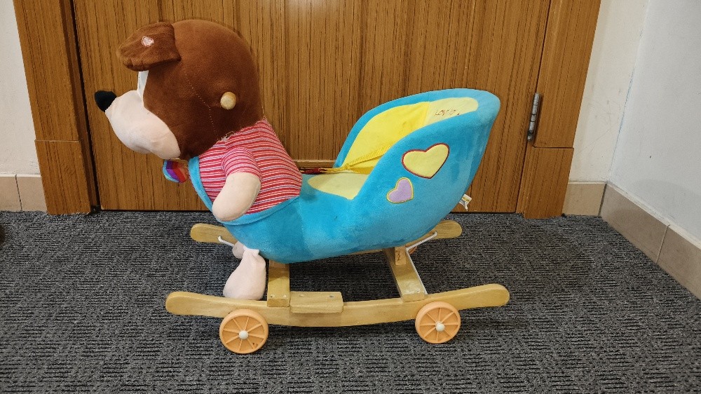 a plush rocking animal for toddle - 3