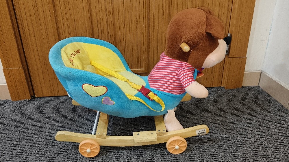 a plush rocking animal for toddle - 6