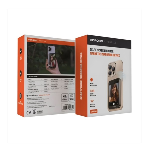 Porodo Magnetic Selfie Screen - 5