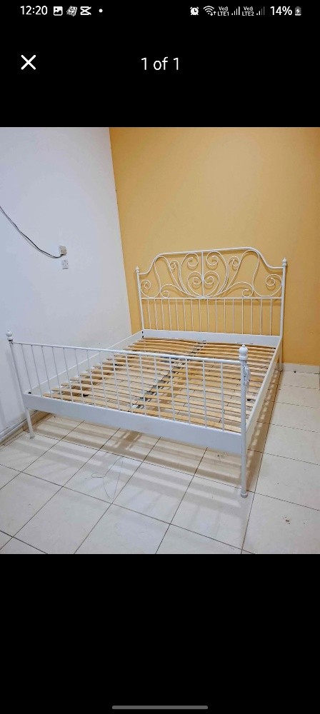 double bed and wardrobe - 1