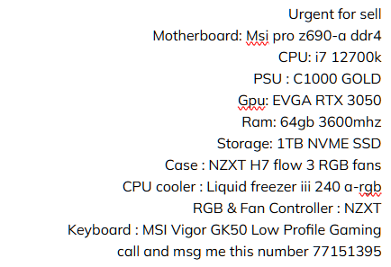 URGENT! PC high Gaming - 7