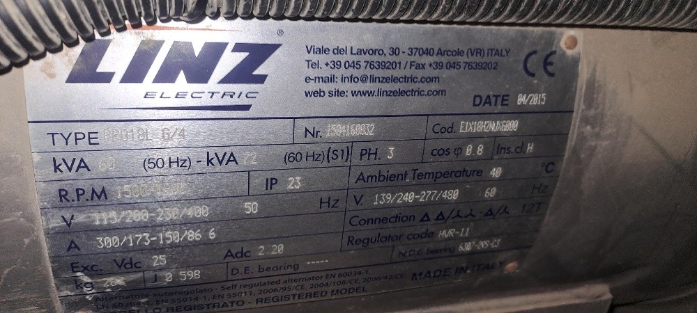 Generator 60 kva for Rent - 4