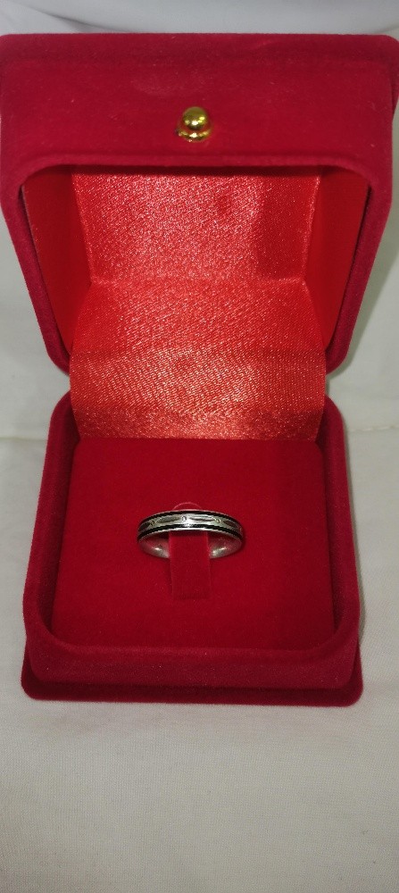 خاتم فضة عيار 925 - 1