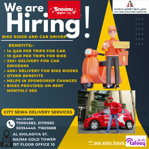 delivery driver and bike riders! - 3