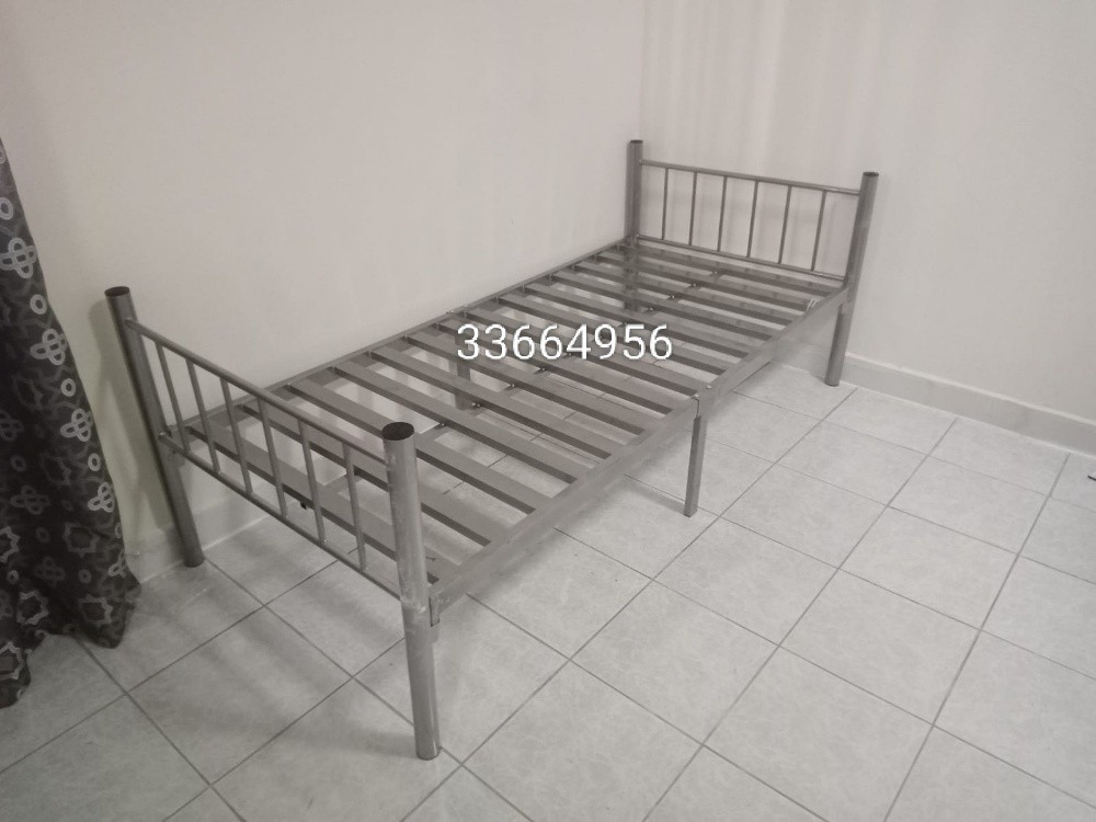 metal silver double bunk bed - 3