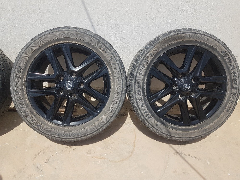 LEXUS RIMS WITH TYRES - 1