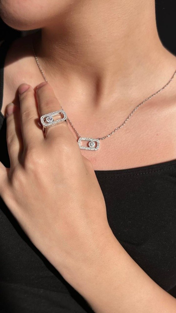 Messika So Move Pave Necklace - 3