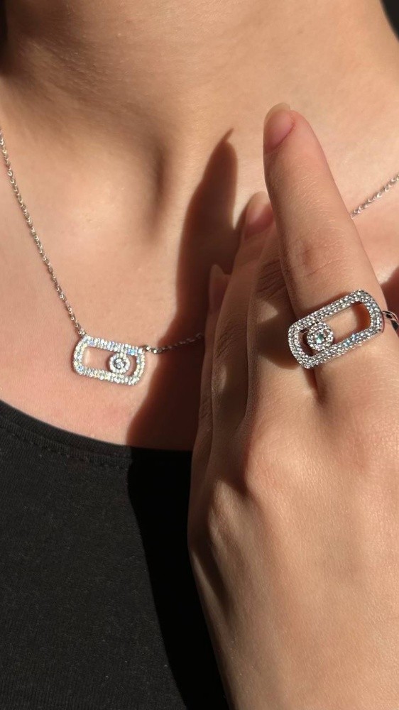 Messika So Move Pave Necklace - 4