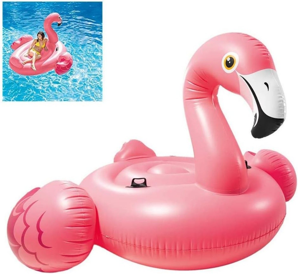 mega flamingo inflatable island - 1