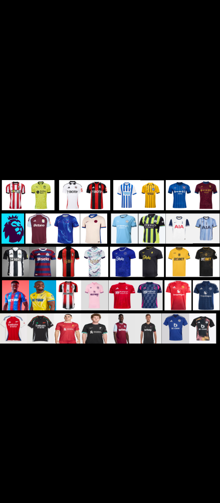 Football Shirts New Season - 2