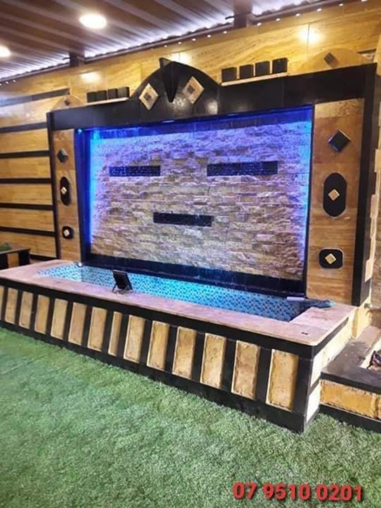 ديكور حجر وحدائق وشلالات ونوافير - 24