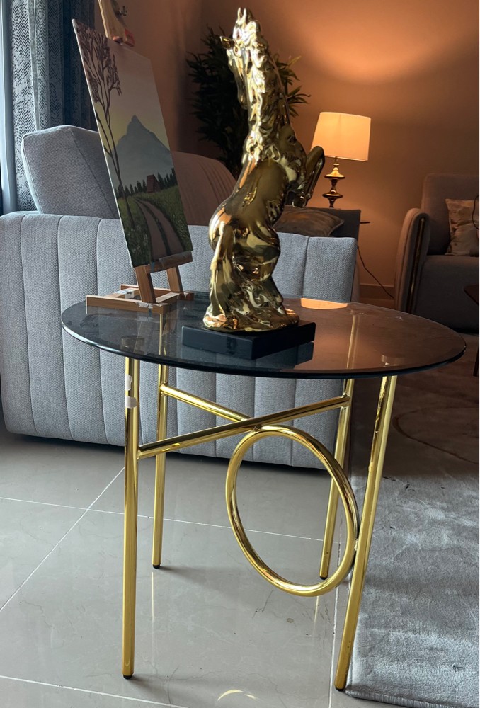 Living Room Glass Table - 4