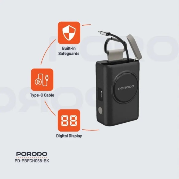 Porodo Power Bank 10000mAh - 2