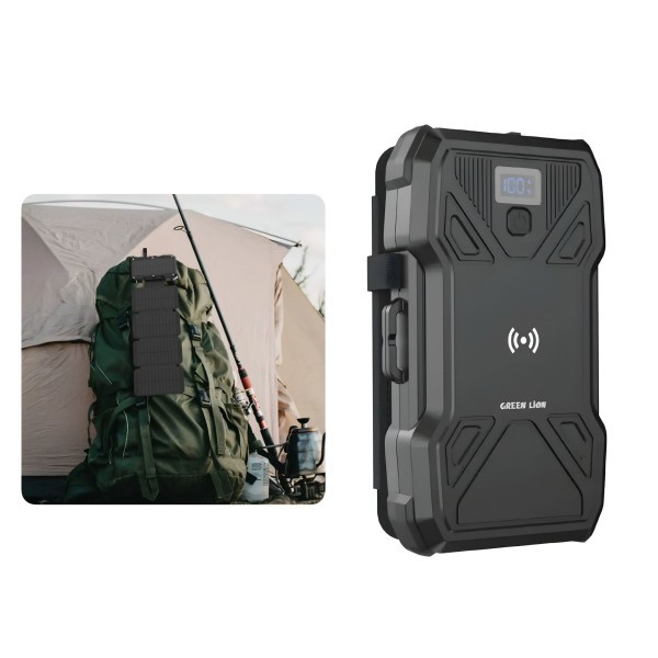 Solar Power Bank with 5 Panels - 1