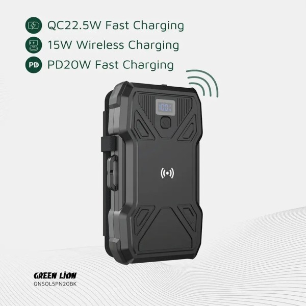 Solar Power Bank with 5 Panels - 4
