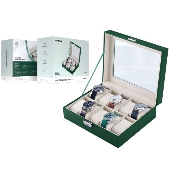 Green Lion Watch Box with 10 Slot - 1