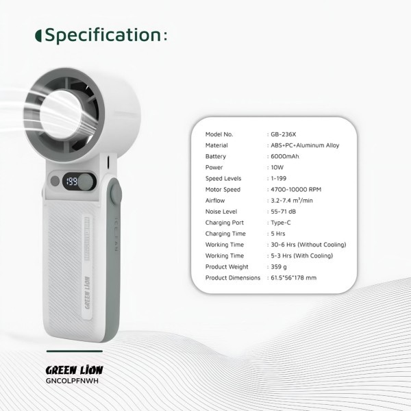 Green Lion Coolio Fan - 2