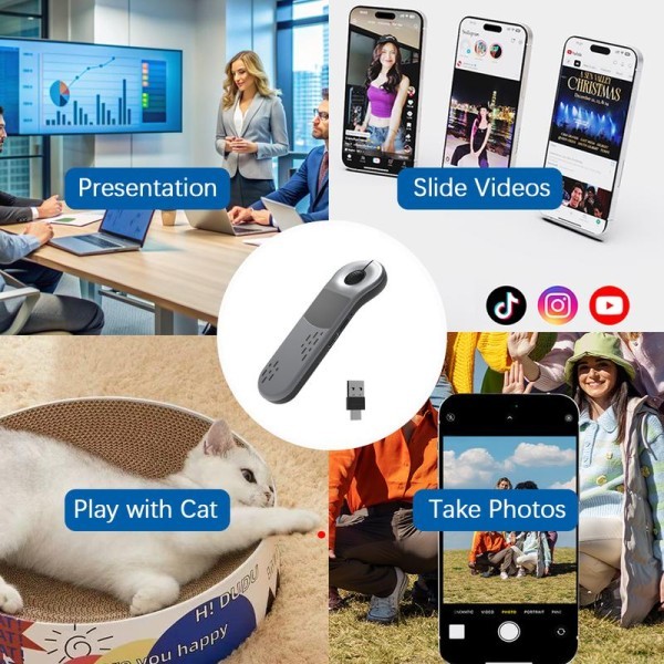 Multi-Functional Air Laser Mouse - 3