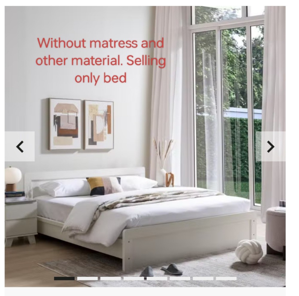 Sealed Unopen bed in box,white - 3