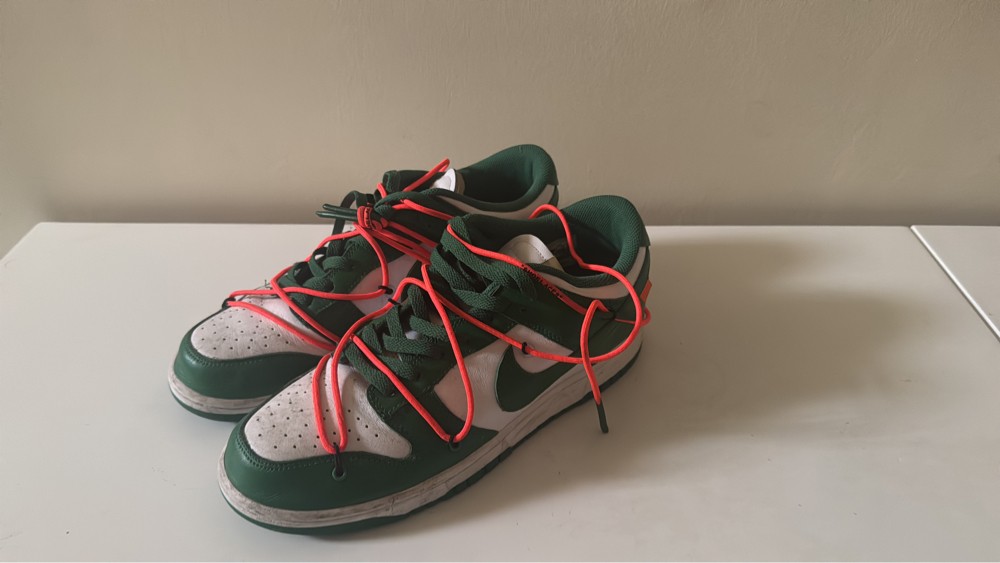 off white Nike sb dunk green - 2