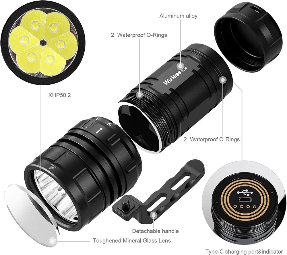 Wurkkos DL06 15000 lumens - 5