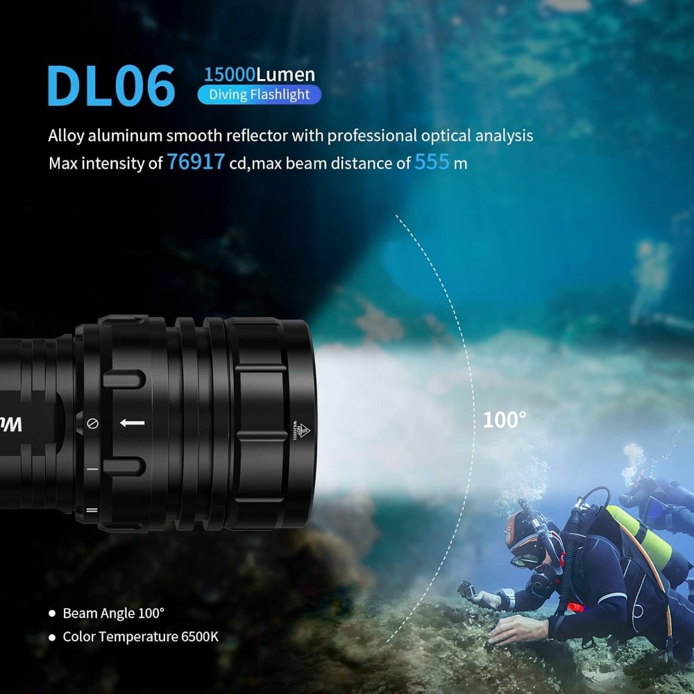 Wurkkos DL06 15000 lumens - 2